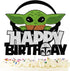 Happy Birthday baby Cake Topper Space Theme Cake Topper black Glitter Birthday boy girl baby Baby Shower Party Decoration LIANGSS...