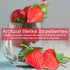 VIDELLY 20 Pieces Artificial Strawberries Fake Strawberries Lifelike Red Realistic Plastic Fruit for Kitchen Party Decoration Photo Prop,S Size...