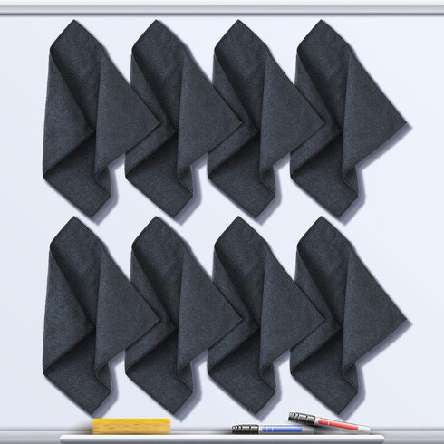 8 Pcs Magnetic Cleaning Cloth Dry Erasers for White Boards Compatible with Most Whiteboards Dry Erase Eraser Reusable Microfiber Cloth Eraser for ...