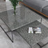 CRE8TIVE Light Black Terrazzo Contact Paper Peel and Stick Wallpaper Glossy Granite Contact Paper for Countertops Waterproof Self Adhesive Marble ...