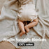 Muslin Swaddle Blankets for Newborn, 3 Pack Breathable Soft Receiving Blanket, Large 38 x 40 inches Swaddle Wrap Burping Clothes, Essentials Infan...