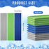 12 Pieces Cooling Towels for Hot Weather Soft Breathable Cold Towel Yoga Towels for Sweat, Sports, Workout, Fitness, Gym, Running, Travel Camping,...