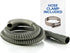 K&J 6ft Heavy-Duty Washing Machine Drain Hose with Clamp, Fits 1-1/4" Outlets