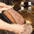Silicone Bread Loaf Pan with Metal Reinforced Frame, Bread Pans for Homemade Bread, Foldable Loaf Pans, Non-Stick Silicone Baking Pans for Oven, S...