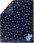 Plush Fleece Throw and Receiving Baby Blankets for Boys and Girls 30x36 (Blue Dino)...
