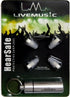 HearSafe Ear Plugs - High Fidelity Earplugs for Musician, Concert, Drummer, DJ & Clubbing - Reusable, Comfortable - Noise Protection, Cancelling (...