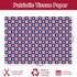 Whaline 100 Sheets Patriotic Tissue Paper Blue Red Star Stripe Gift Wrapping Paper 4th of July Decorative Art Paper for DIY Crafts Independence Da...