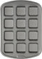 GoodCook 12-Cavity Nonstick Steel Mini Bite-Size Dessert Bar Pan, Gray...