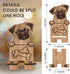 Dog Theme Wooden Phone Holder - Pug - Phone Stand, Charging Station for E-Book, Smart Phones, Tablets, Desktop Organizer, Dog Lover Gift - 03...