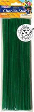Creativity Street Chenille Stems/Pipe Cleaners, Dark Green, 12 Inch x 4mm, 100 Count...
