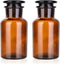 2 Packs 250ml Glass Reagent Bottle,Lab Wide Mouth Reagent Bottle, Glass Bottle With Glass Ground Stopper (Amber)…...