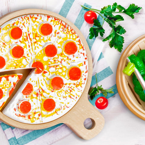 Lori – Play Food for Mini Dolls – Cooking Accessories for 6-Inch Dolls – Pizza, Sushi, Dessert – Dollhouse Set for Kids – 3 Years + – Gourmet Mark...