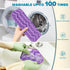 4 Reusable Mop Pads Compatible with Swiffer Sweeper Mops- 12 Inch Swiffer Dry Sweeping Cloths Washable Swiffer Wet Pads Refills Microfiber Swiffer...