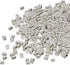 The Beadsmith Tube Crimp Beads, 2 x 2mm, 400 Pieces, Silver Color, Uniform Cylindrical Shape, No Sharp Edges, Designed to Secure The Ends of Jewel...