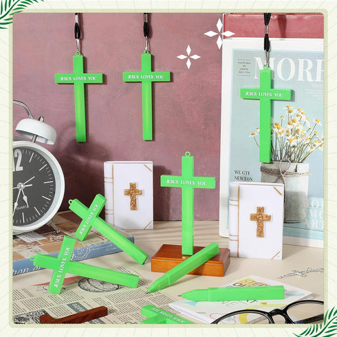 20 Pcs Jesus Loves You Christian Pens Bible Verse Pens Retractable Religious Pens Blue Ink Motivational Pens Inspirational Ballpoint Pens for Men ...