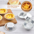 25 Pack Egg Tart Molds, Puto Molder Cookie Steamer Dessert Molds, Small Aluminum Nonstick Pans Pie Molds for Baking Pies Cupcakes Mini Cakes Puddi...