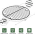 TeamFar Cooling Rack, 9inch Round Baking Wire Rack with Stainless Steel Core & Nonstick Coating, for Roasting Grilling Steaming, Non Toxic & Sturd...