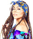 African Ankara Print Bonnet Beanie Cap Pre-Tied Bow Bowknot HeadwrapTurban Headband Dreadlocks Locs Dread Hair Bandana...