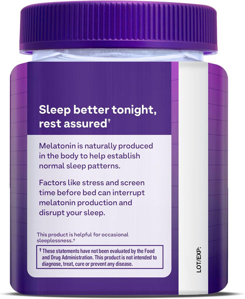 Natrol 5mg Melatonin Gummies, Sleep Support for Adults, Melatonin Supplements for Sleeping, 60 Strawberry-Flavored Gummies, 30 Day Supply...
