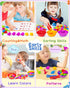 Counting Dinosaurs Montessori Toys for 3 4 5 Years Old Boys Girls, Toddler Preschool Learning Activities Toys for Kids Ages 2-4, 3-5, 4-8, Birthda...