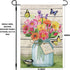 CVHOMEDECO. Double Sided Premium Sunflower Garden Flag Farmhouse Decorative Welcome Flags for Yard Lawn Outdoor Decor, Weather Resistant Double St...