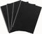DSTELIN 10 inch x 7.5 inch, 100GSM, Blank Spiral Notebook, 4-Pack, Soft Cover, Sketch book, 50 Pages / 25 Sheets, (Black)...