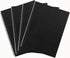 DSTELIN 10 inch x 7.5 inch, 100GSM, Blank Spiral Notebook, 4-Pack, Soft Cover, Sketch book, 50 Pages / 25 Sheets, (Black)...