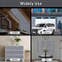 ConCus-T Blackout Privacy Window Film Full Shade Opaque UV Resistant Static Cling Window Film Non-Adhesive Removable Film Home Office Decor, Black...