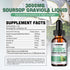 1 Packs 3000MG Soursop Graviola Liquid Drop for Cell Support &Regeneration, lmmune, Gut, Antioxidant, Mood, Relax, Liver and Sleep Zzz - Soursop G...