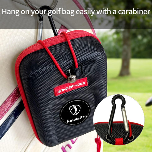 Golf Rangefinder Case, Compatible for Bushnell/Callaway/Tectectec, Waterproof, Shockproof & Moisture-Proof, Includes Carabiner & Hook Strap, Ideal...