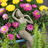 Sungmor Retro Style 8.66 Inch Heavy-duty Sitting Mermaid Garden Statue Decoration | Premium Resin Indoor Outdoor Sculpture Decor | Gift Idea for F...