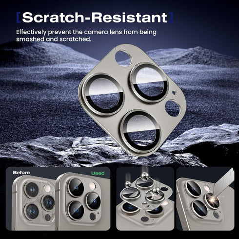 Goton for iPhone 15 Pro Max/iPhone 15 Pro Camera Lens Protector, Tempered Glass Camera Screen Protector Lens Cover for 15 Pro Max / 15 Pro Camera ...