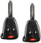 2X KeylessOption Key Fob for 2004 2005 2006 2007 2008 2009 2010 2011 2012 2013 2014 2015 2016 2017 Chrysler 300 Dodge Charger Jeep Cherokee Remote...