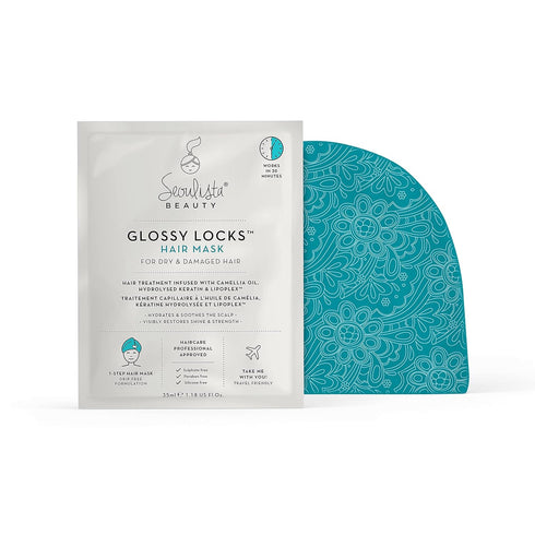 Glossy Locks Hair Mask | Nourish your hair and scalp | Approved by hair care professionals | Restoring damaged hair back |...