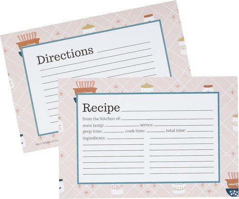 C.R. Gibson Lily & Val Vintage Bakeware Recipe Cards (Q12-25391)...