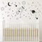 A37 Black Space Themed Room Decor - Rocket & Ship Wall Decals for Baby Boys Nursery...