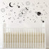 A37 Black Space Themed Room Decor - Rocket & Ship Wall Decals for Baby Boys Nursery...