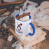 3dRose I love penguins Two Tone Mug, 11 oz, Blue/White...
