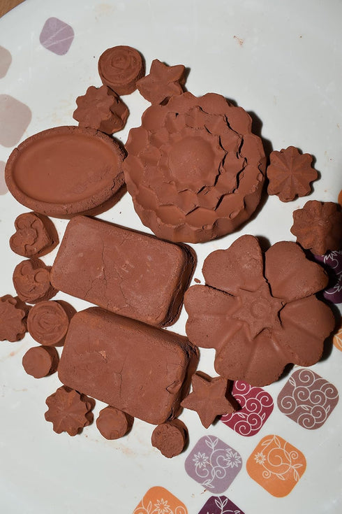 Red Clay Shapes 200 Grams...