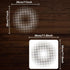 FINGERINSPIRE Halftone Swirl Painting Stencil 11.8x11.8inch Reusable Halftone Circles Pattern Drawing Template DIY Dots Mixed Media Pattern Stenci...