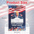 Trump Yard Sign, 45x30cm / 18x12 Feet 2024 Voted for Trump Flag Mpaign Signs Support Trump Decoration for Outdoor Lawn Garden Patio...
