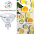 MR11 Halogen Bulb 12v 20W, 6-Bag MR11 Bulb with Glass Cover, Gu4 Double Pin Base, 2700k Warm White Adjustable Light, Applicable to Landscape, Trac...