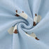 mimixiong Baby Blanket Knit 100% Cotton Toddler Blankets for Boys and Girls with Cute Sheep Size 30 x 40 inches Blue...