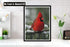 Bimkole DIY 5D Diamond Painting Red Bird Leaves by Number Kits Paint with Diamonds Arts Supply Canvas Wall Decor, 12x12inch(M1-355)...
