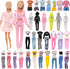 Barwa 8 Sets Doll Clothes Hooded Sports Suit Casual Outfits Tops and Pants Doll Pajamas for 11.5 inch Girls Doll...