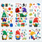 Naler Back to School Decorations Window Clings, 9 Sheets Glueless Window Clings for Classroom Static Double-Sided Window Clings Stickers for Welco...