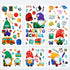 Naler Back to School Decorations Window Clings, 9 Sheets Glueless Window Clings for Classroom Static Double-Sided Window Clings Stickers for Welco...
