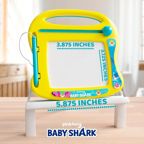 Lollipop Baby Shark Travel Magnetic Drawing Board for Boys or Girls, On The Go Drawing Board...