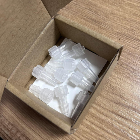 10pcs Male Luer Lock 3/16" Polypropylene Hose Barb Adapter for Laboratory Biochemical/Analytical Instruments, Food Machinery and Aquarium Equipmen...
