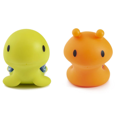 Munchkin® Bath Rattle Squirts - Fun Sensory Bath Learning Toys for Babies and Toddlers, Turtle and Snail, 2 Pack...